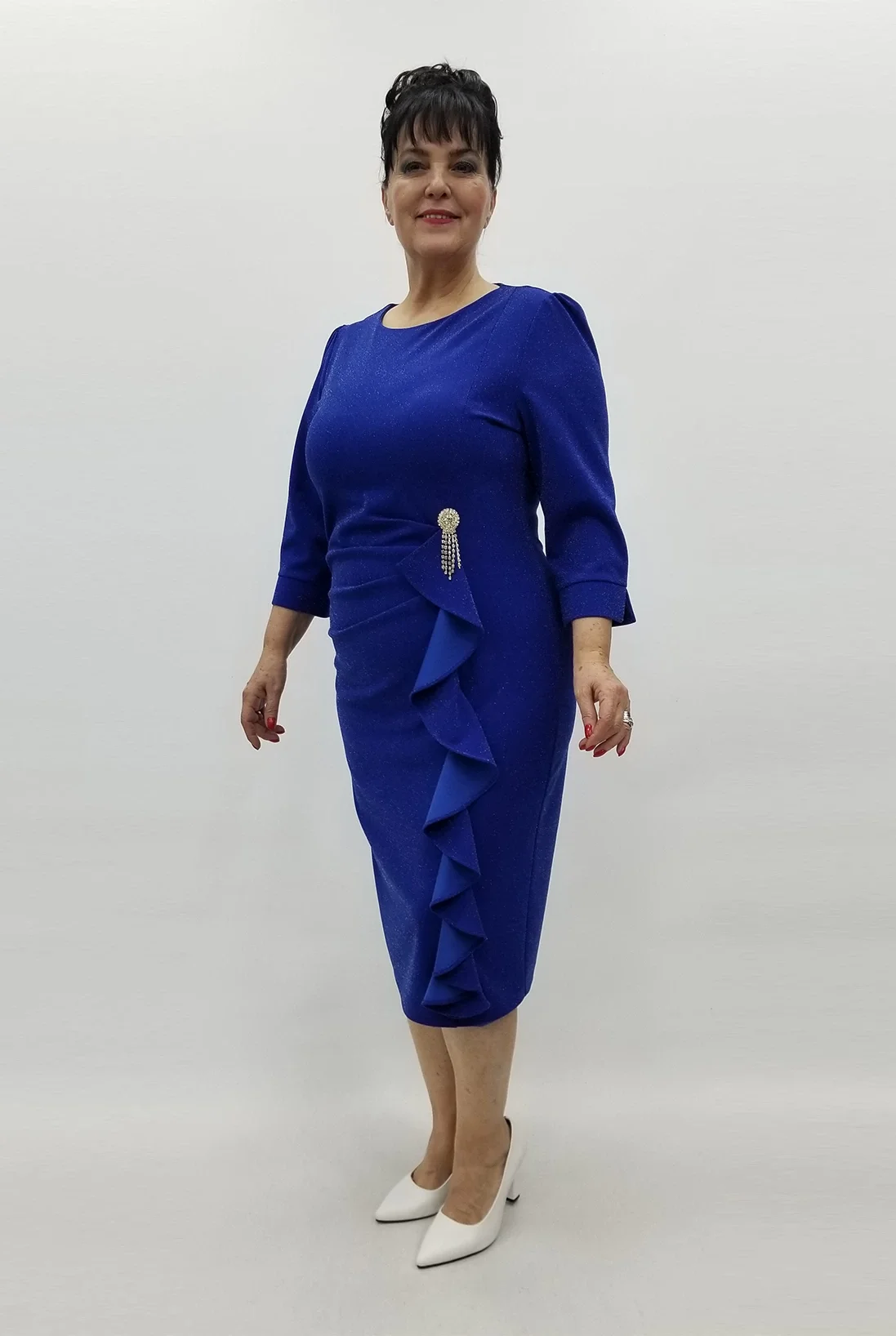 Miraggio Büyük Beden Elbise 99436 SAKS