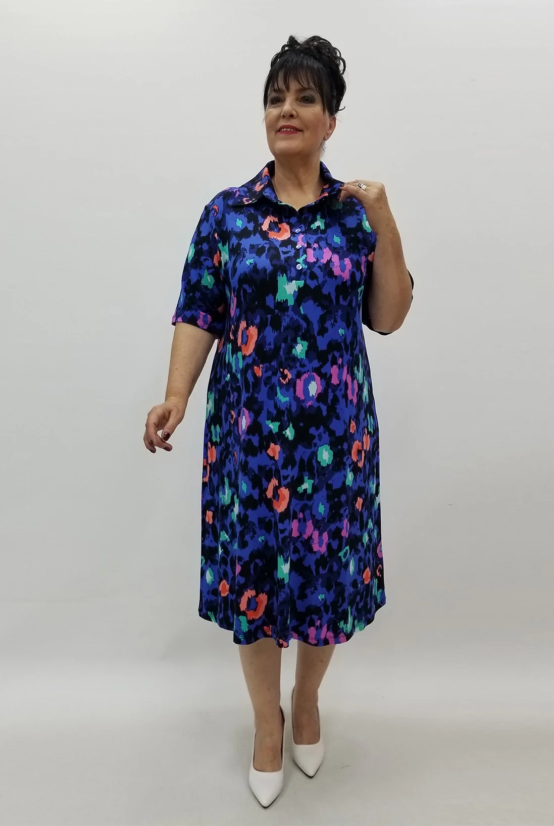 Miraggio Büyük Beden Elbise 99686 SAKS