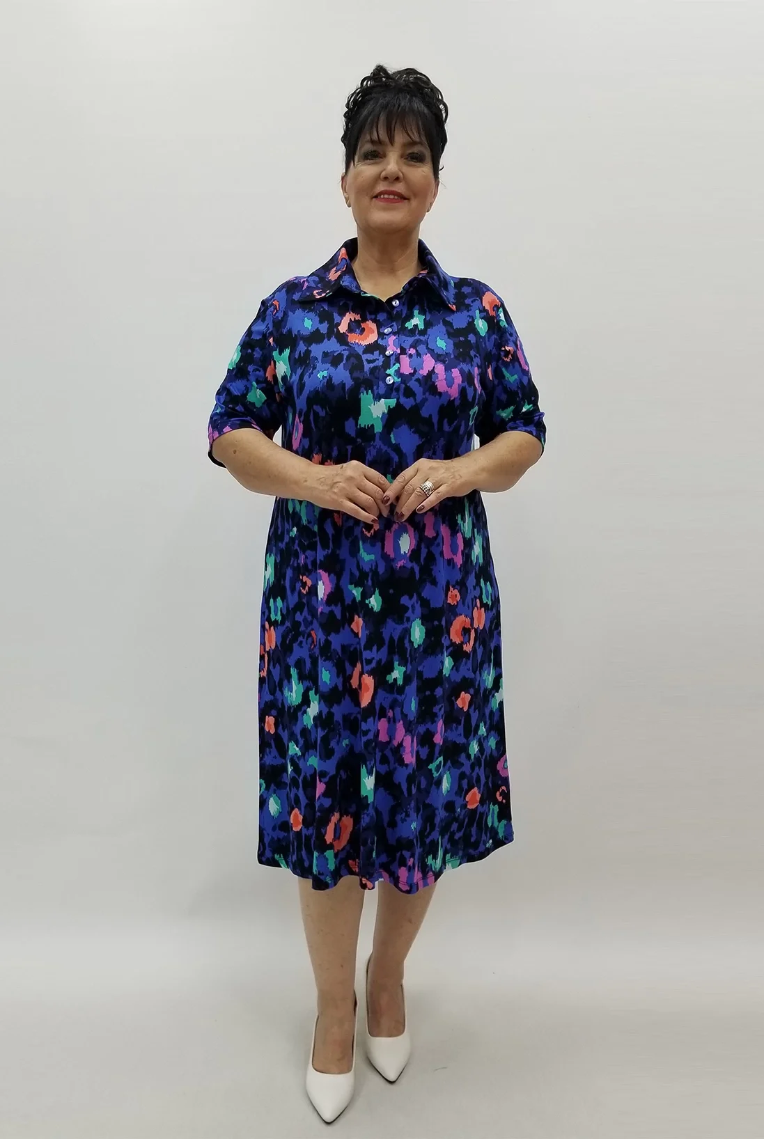 Miraggio Büyük Beden Elbise 99686 SAKS