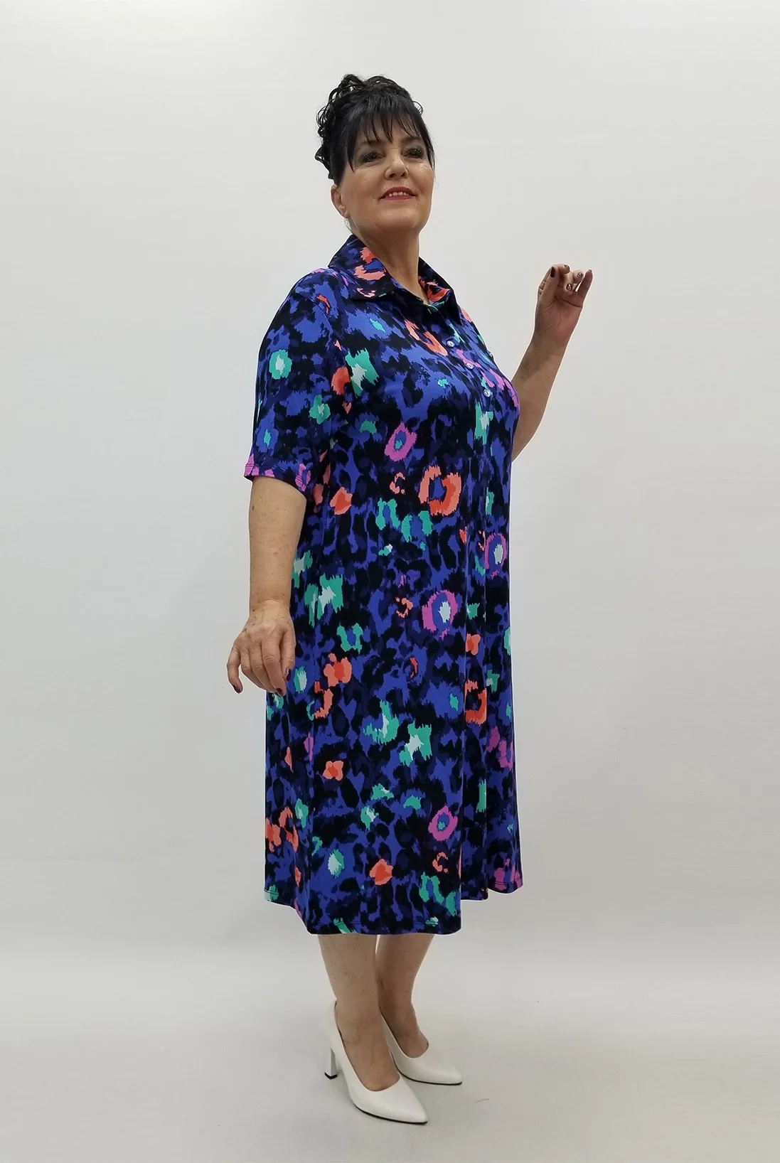 Miraggio Büyük Beden Elbise 99686 SAKS