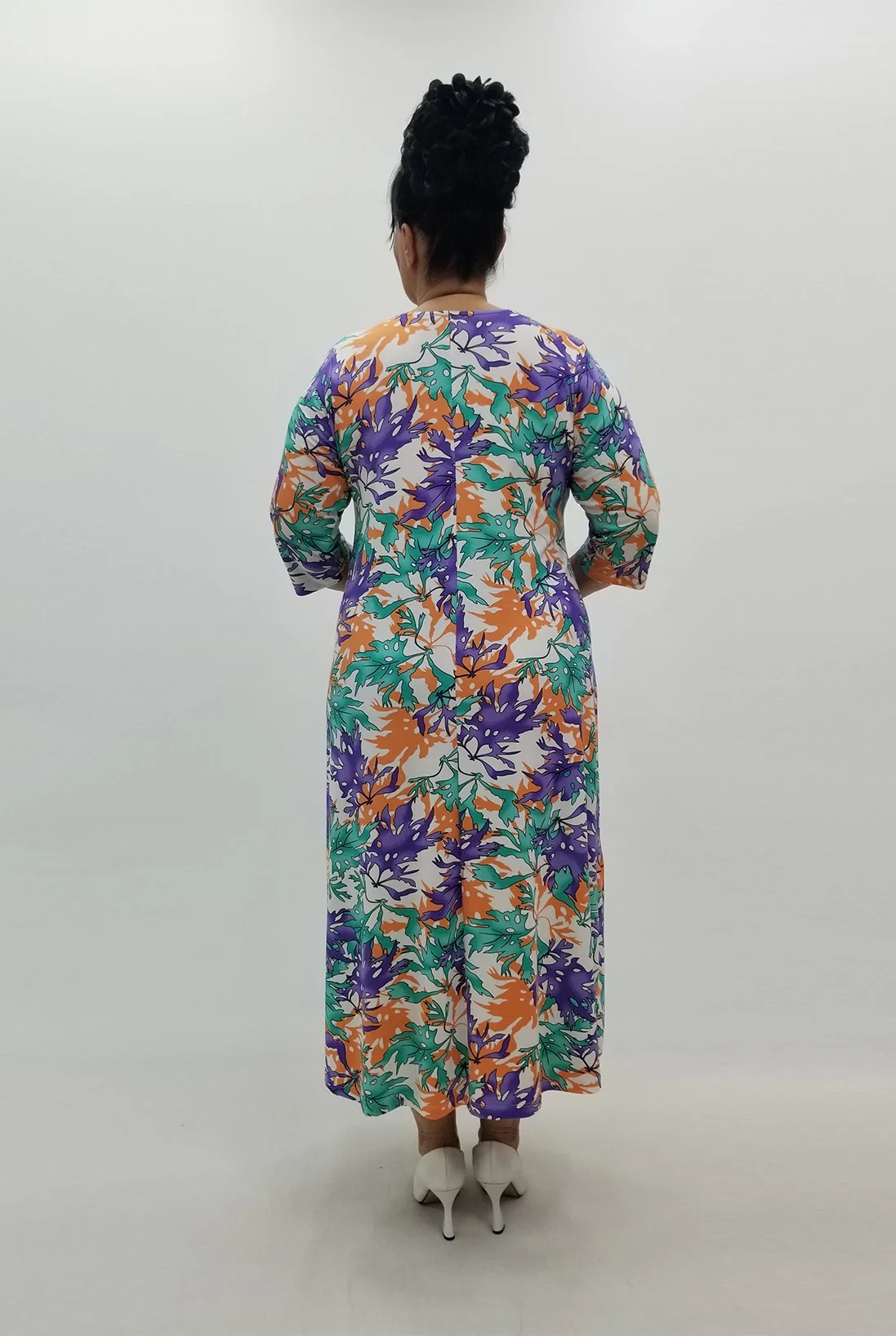 Miraggio Büyük Beden Elbise 99809 MOR