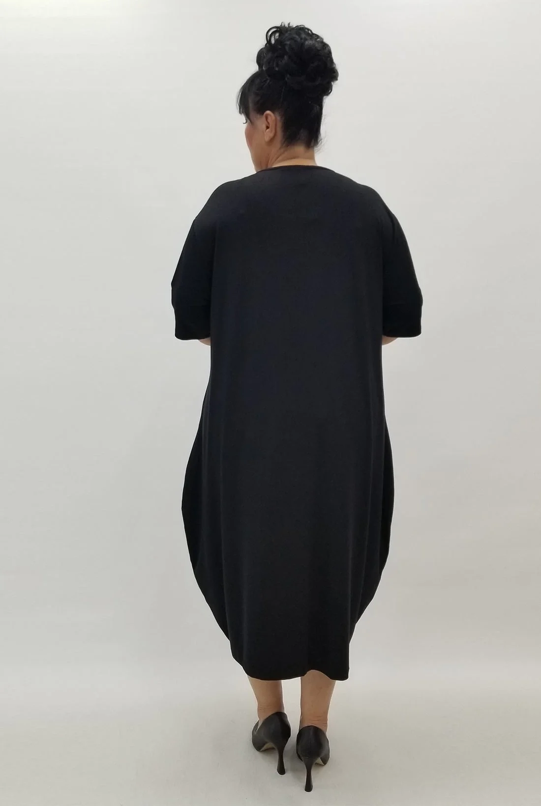 Miraggio Büyük Beden Elbise 99896 SİYAH