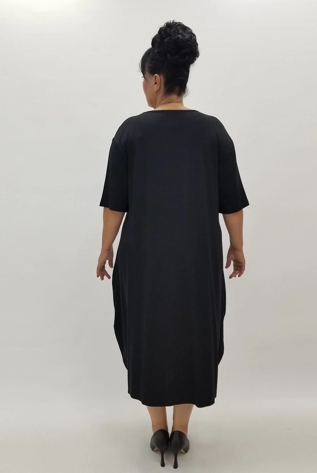 Miraggio Büyük Beden Elbise 99897 SİYAH