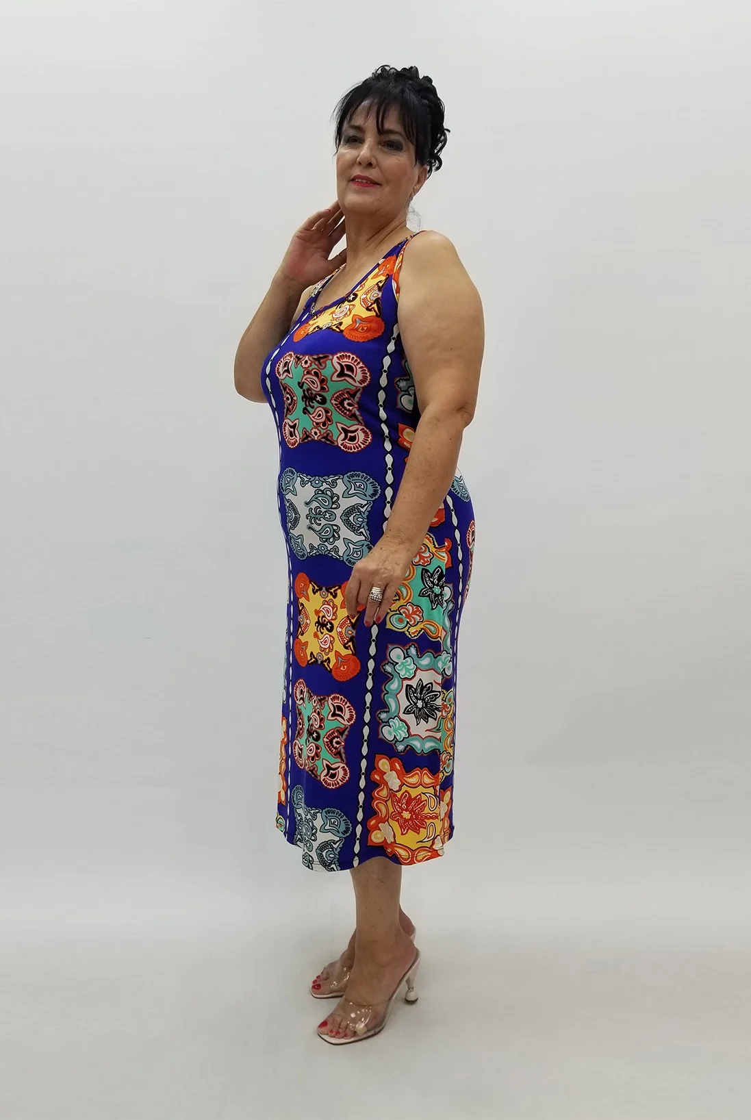 Miraggio Büyük Beden Elbise 99931 SAKS