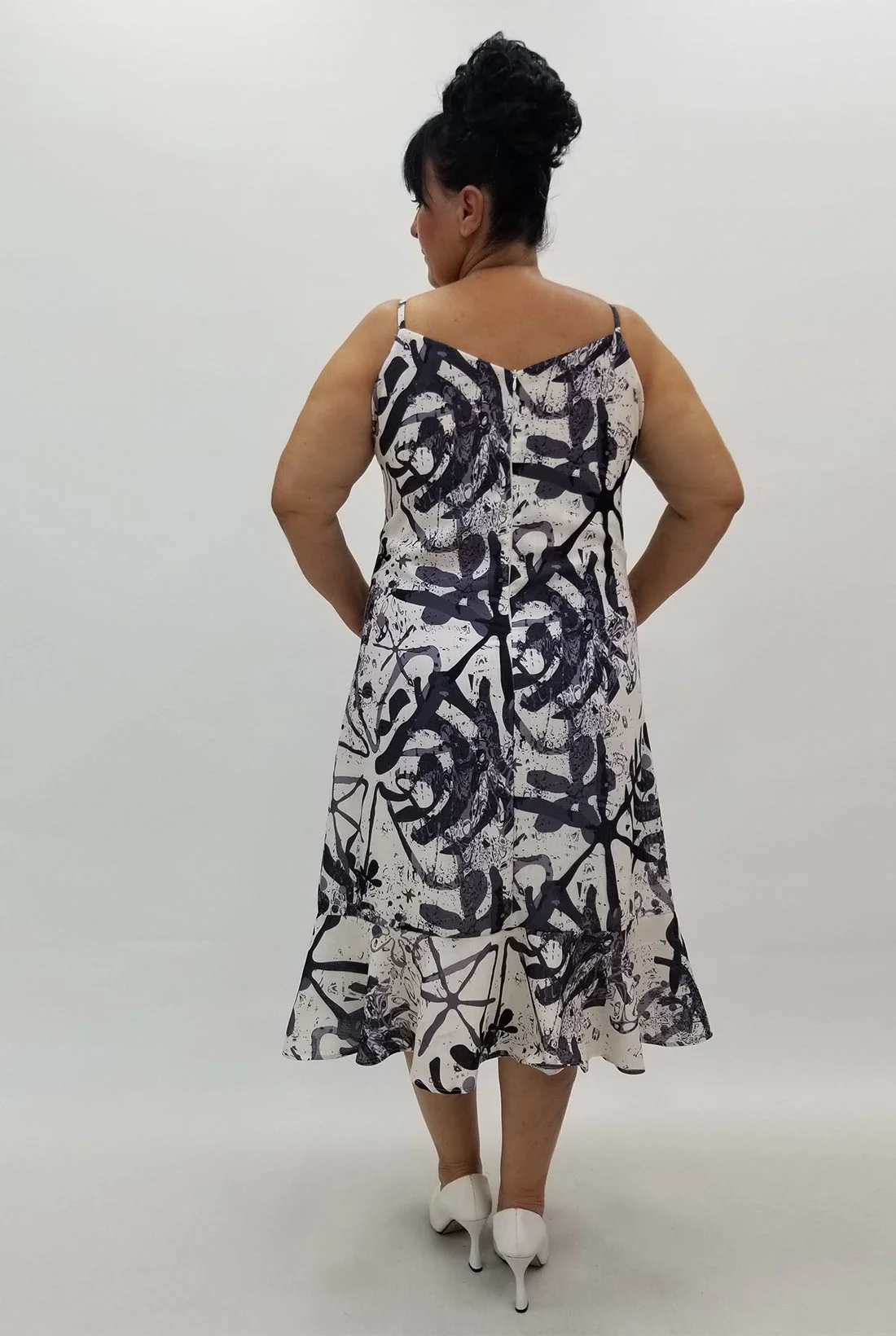 Miraggio Büyük Beden Elbise 99942 SİYAH