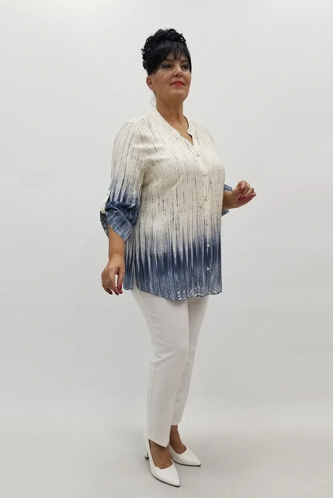 Miraggio Büyük Beden Gömlek 4034 LACİVERT