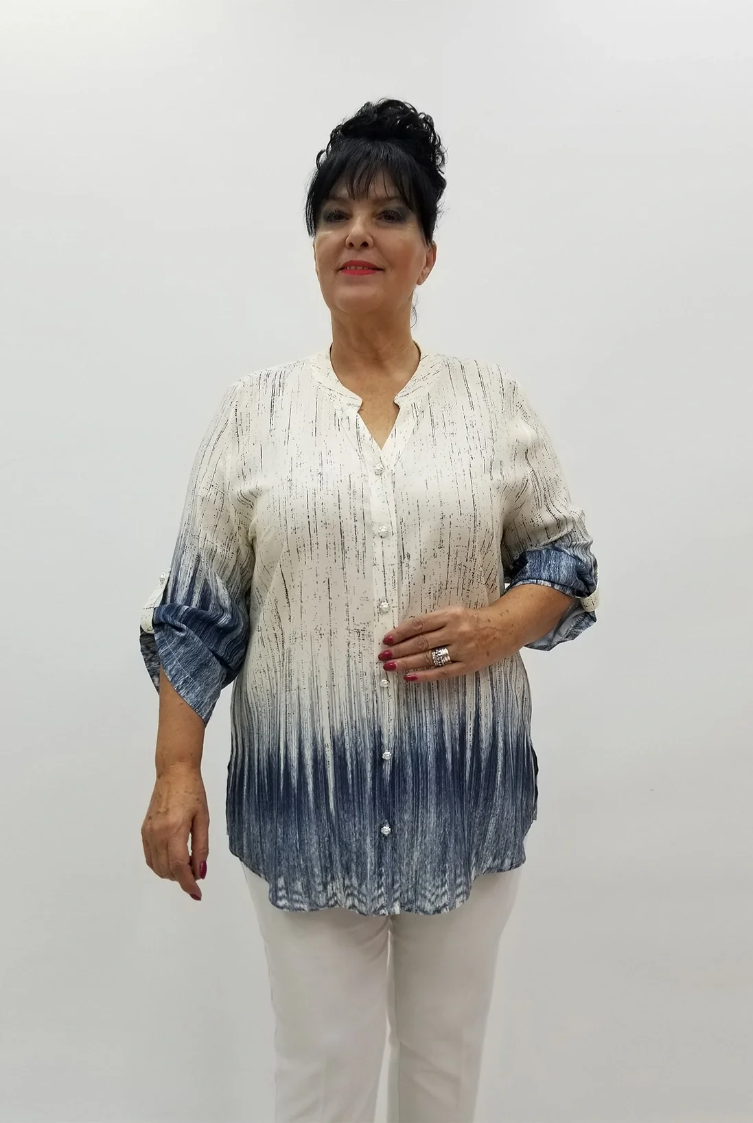 Miraggio Büyük Beden Gömlek 4034 LACİVERT