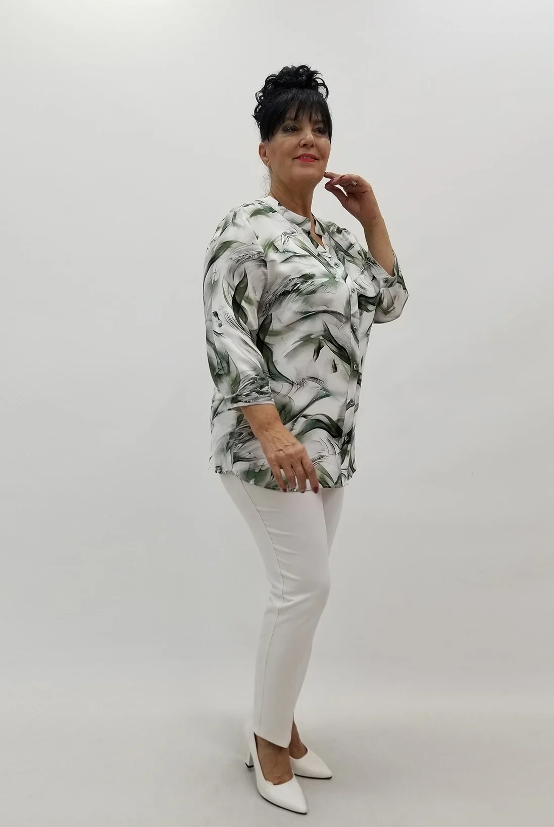 Miraggio Büyük Beden Gömlek 4037 HAKİ