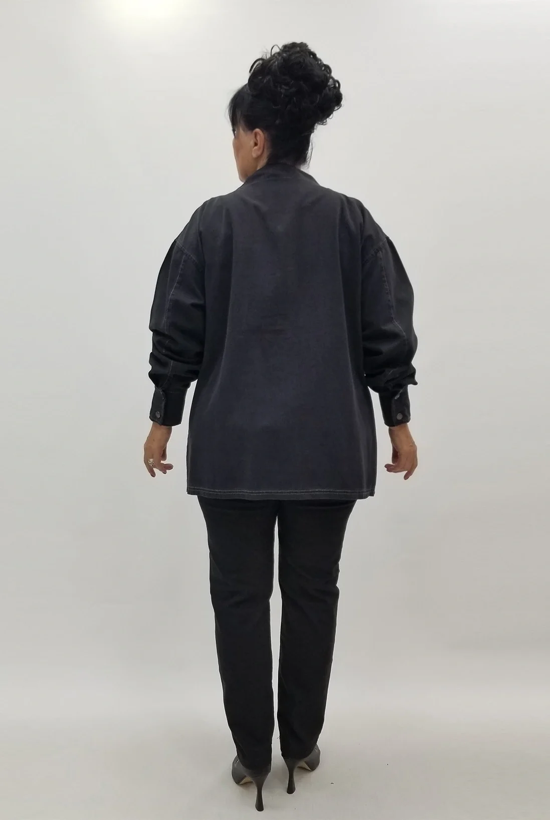 Miraggio Büyük Beden Gömlek 4072 FÜME