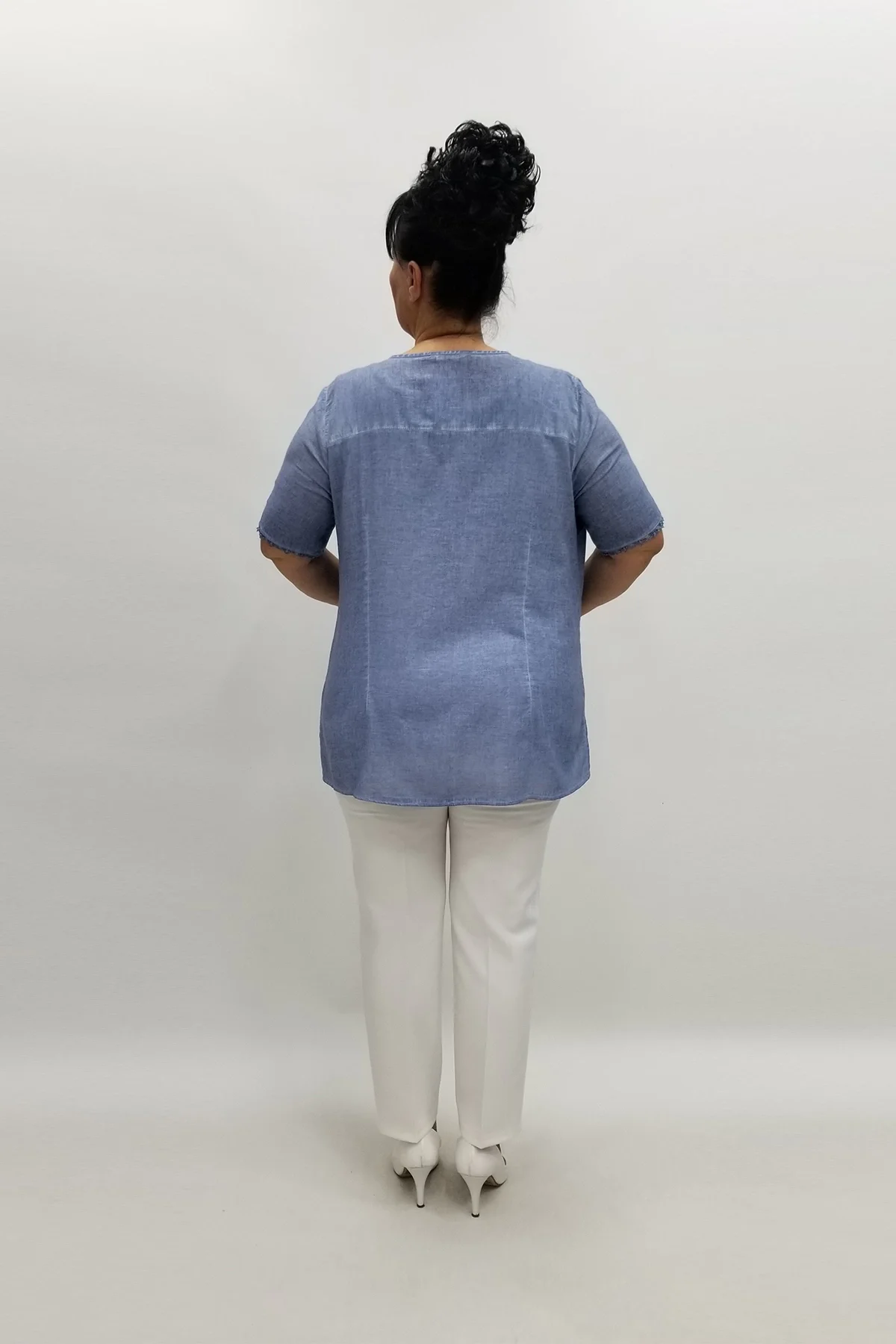 Miraggio Büyük Beden Gömlek 97767 MAVİ