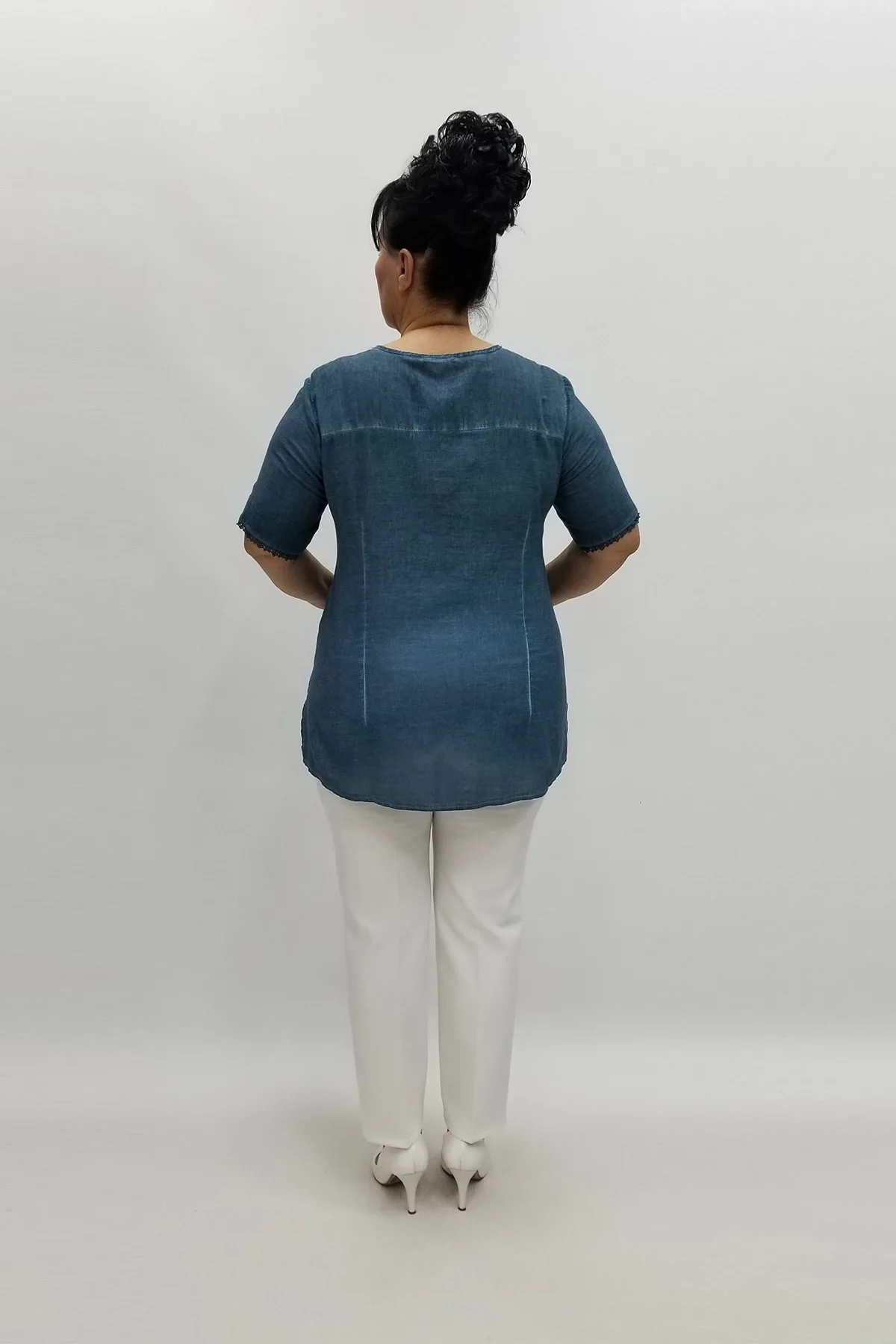 Miraggio Büyük Beden Gömlek 97767 PETROL