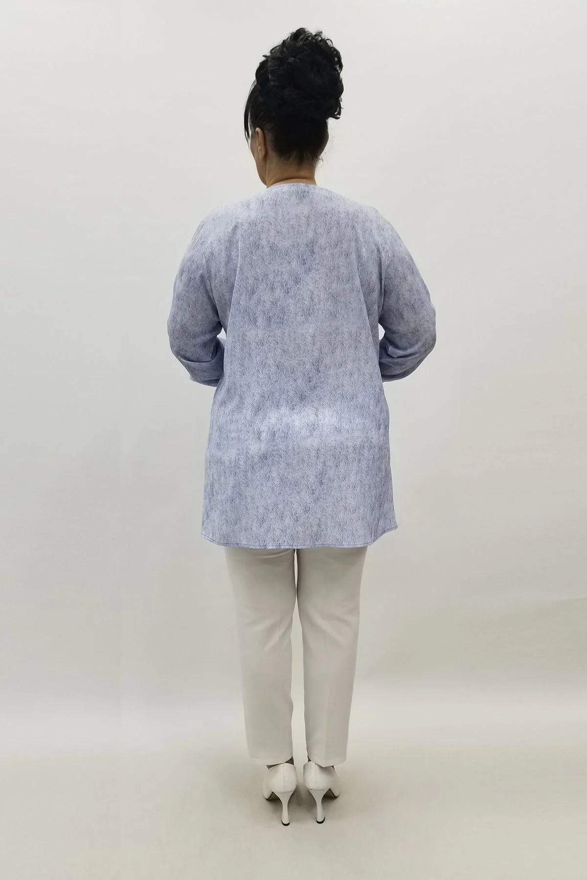 Miraggio Büyük Beden Gömlek 98723 MAVİ