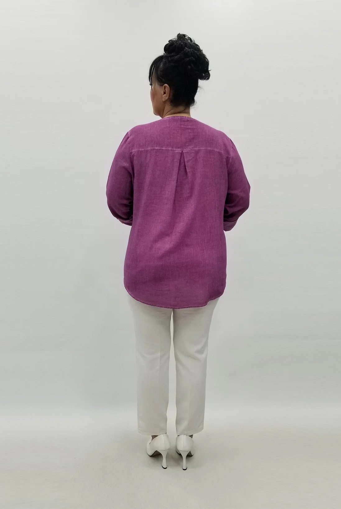 Miraggio Büyük Beden Gömlek 98786 MÜRDÜM