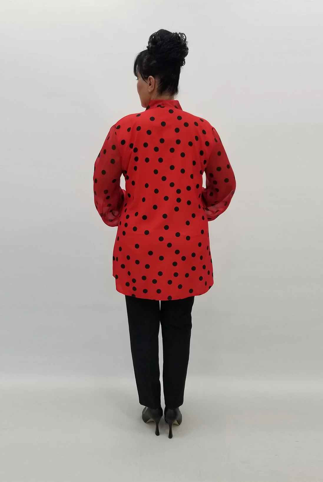 Miraggio Büyük Beden Gömlek 99097 KIRMIZI