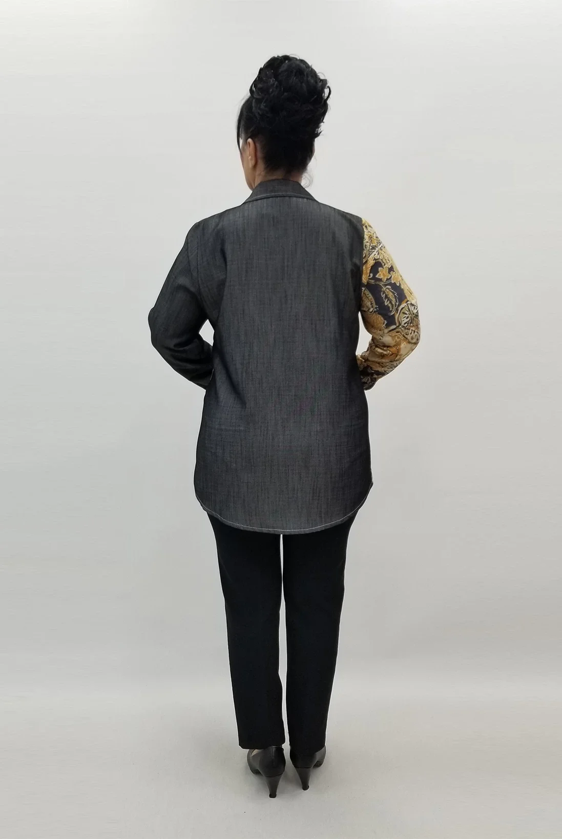 Miraggio Büyük Beden Gömlek 99181 ANTRASİT