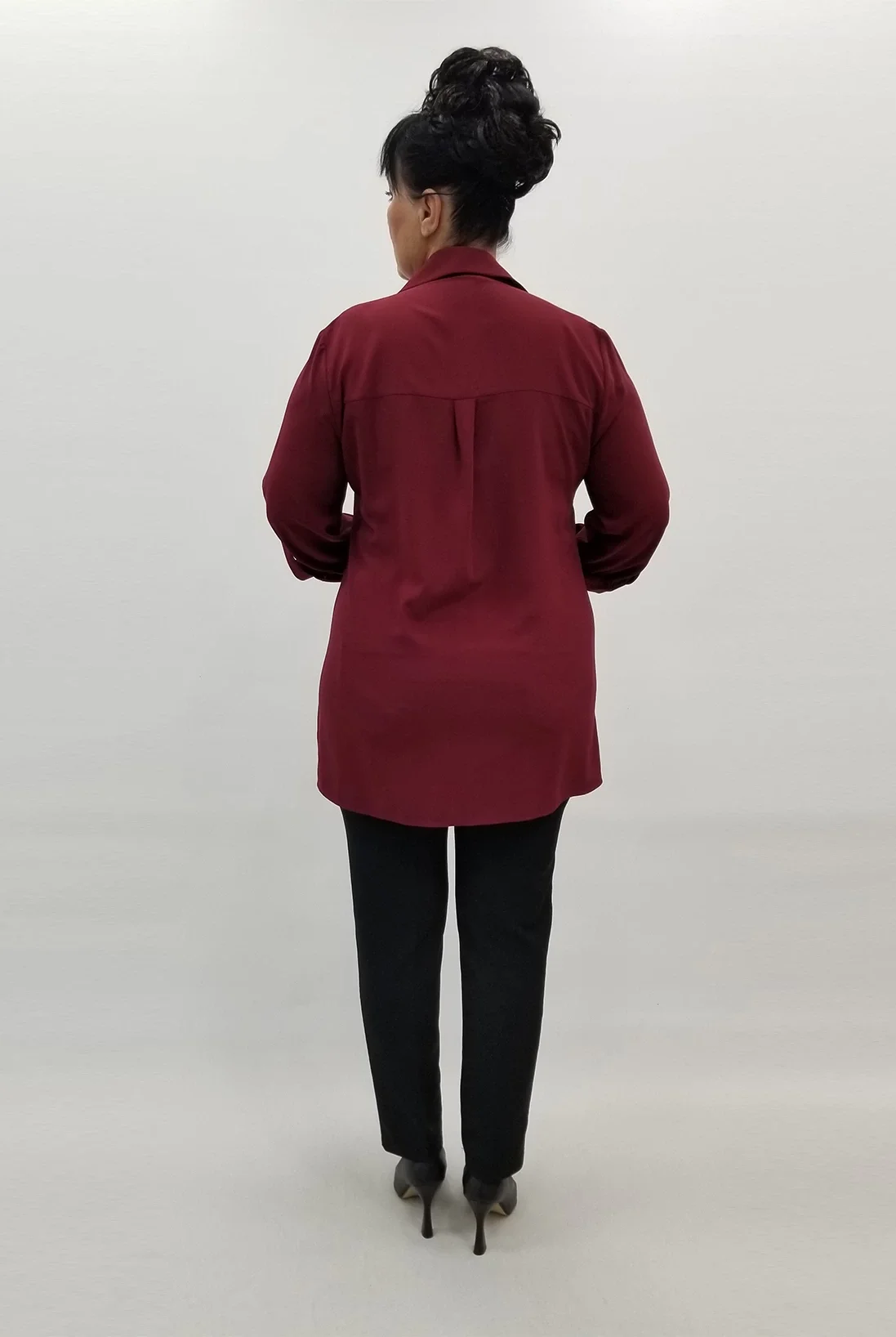 Miraggio Büyük Beden Gömlek 99443 BORDO