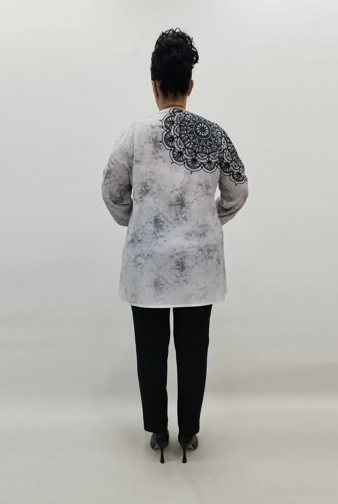 Miraggio Büyük Beden Gömlek 99543 GRİ