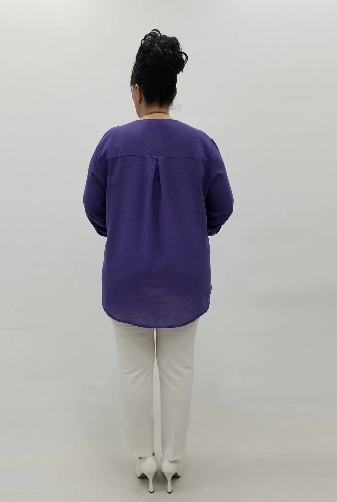 Miraggio Büyük Beden Gömlek 99633 MOR