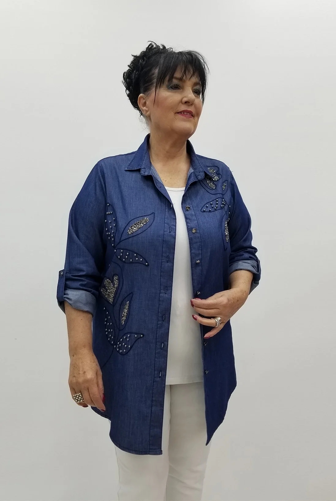 Miraggio Büyük Beden Gömlek 99671 KOT LACİ