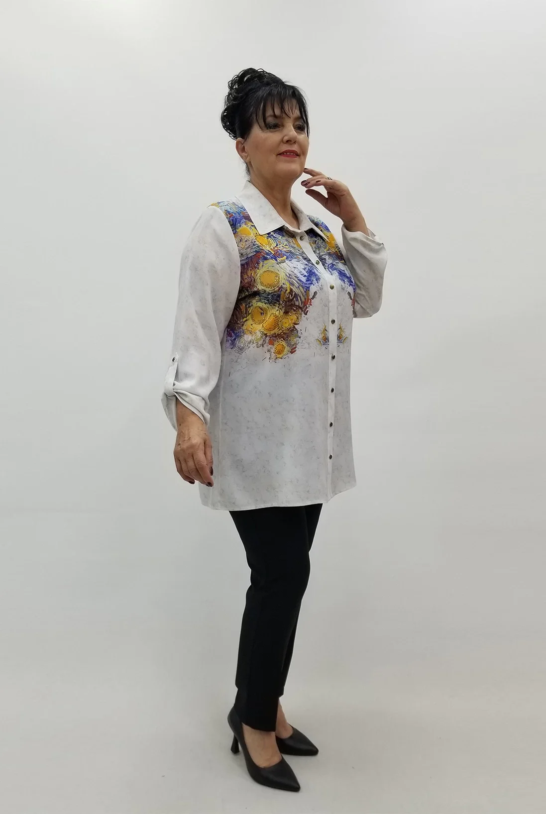 Miraggio Büyük Beden Gömlek 99679 ORJİNAL