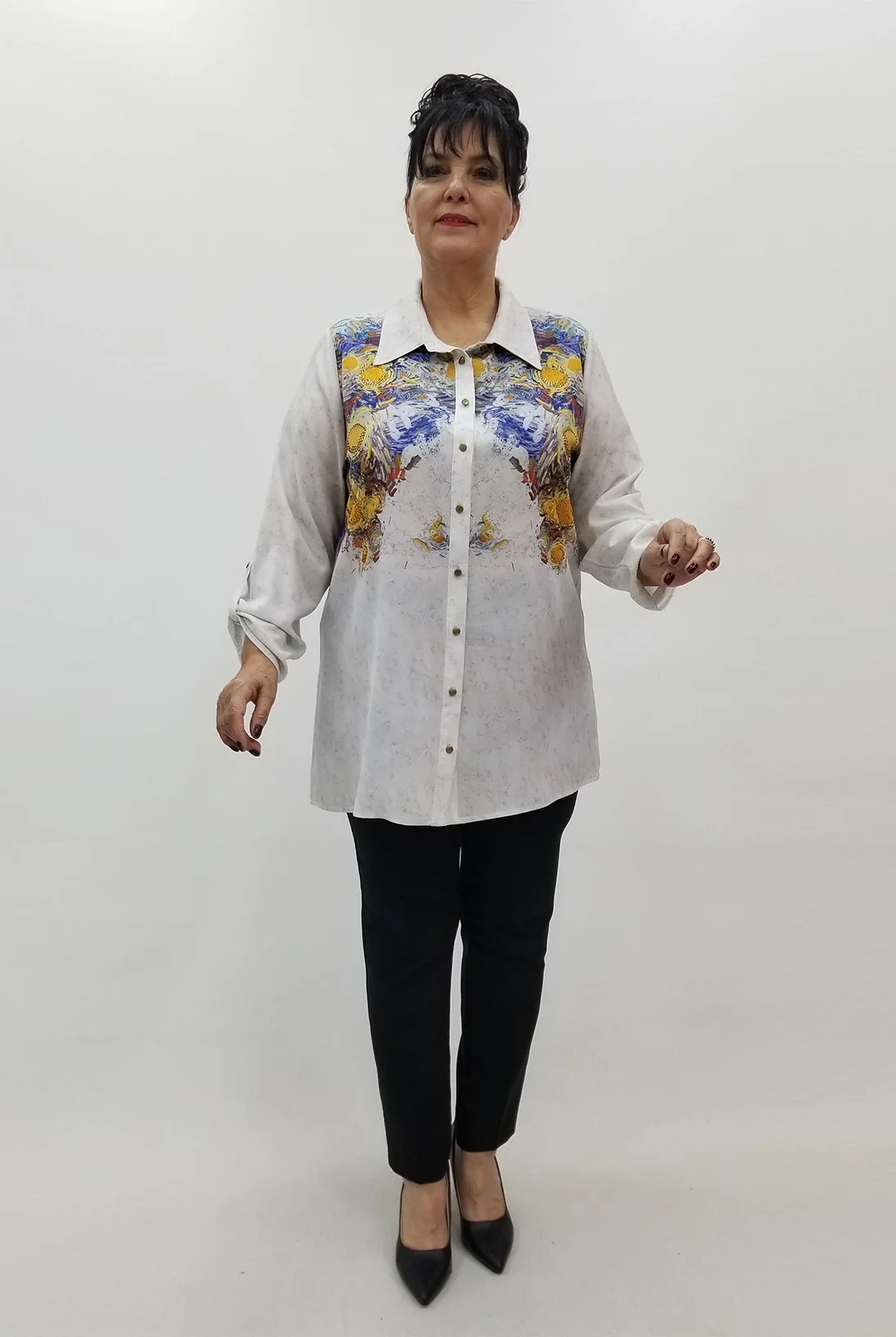 Miraggio Büyük Beden Gömlek 99679 ORJİNAL