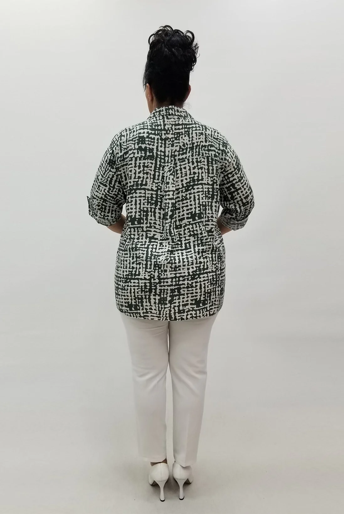 Miraggio Büyük Beden Gömlek 99696 HAKİ