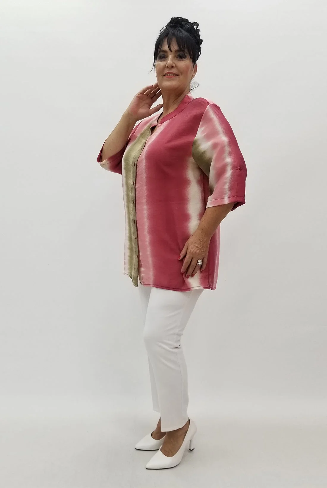 Miraggio Büyük Beden Gömlek 99842 BORDO