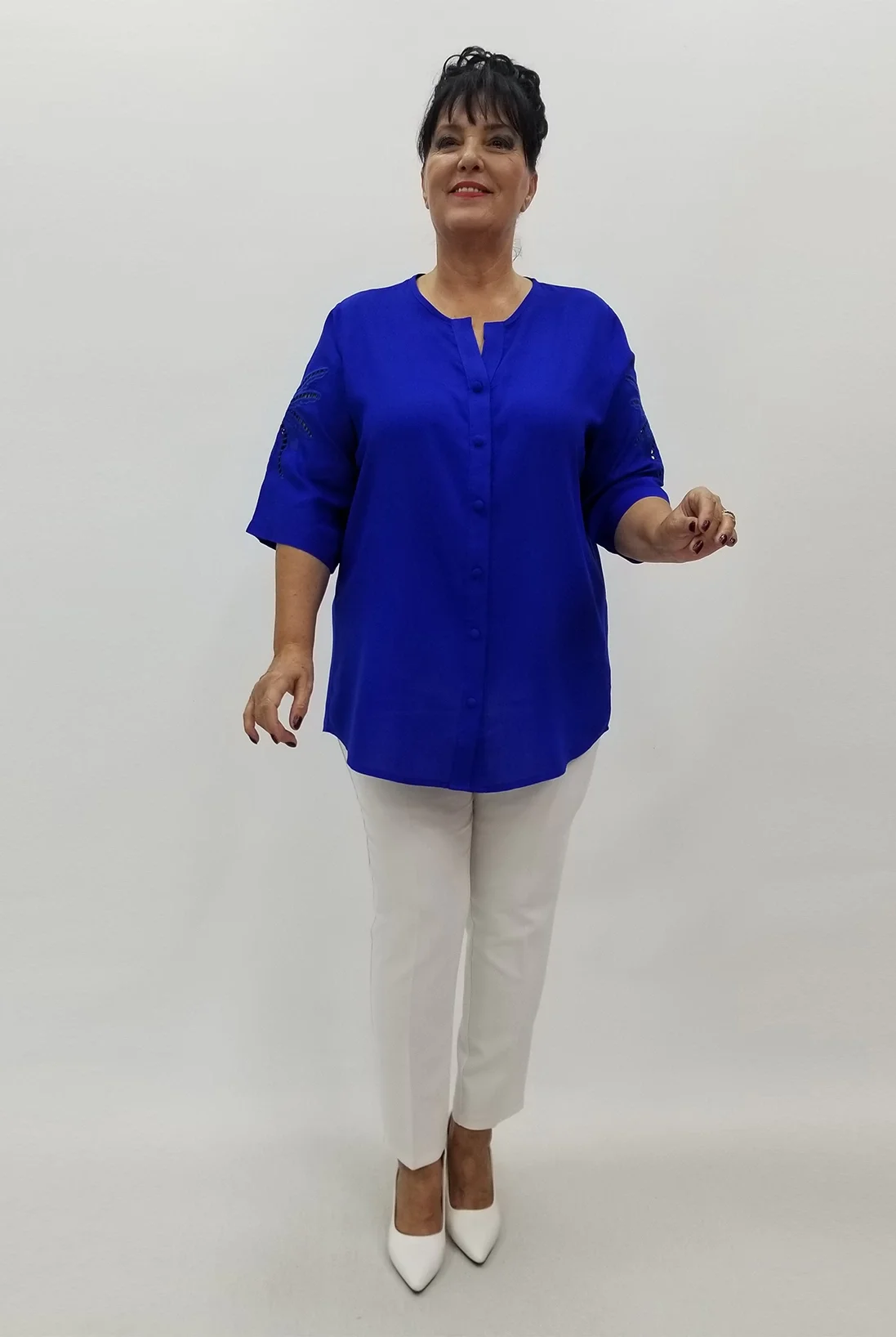 Miraggio Büyük Beden Gömlek 99939 SAKS