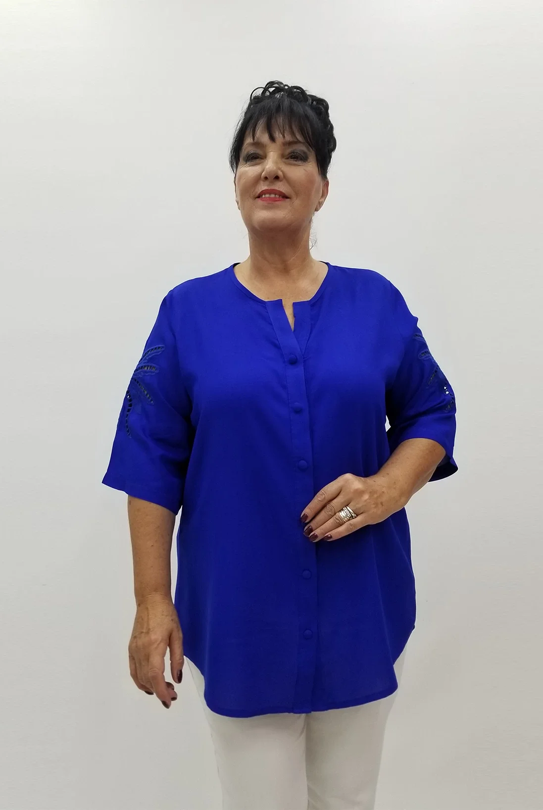 Miraggio Büyük Beden Gömlek 99939 SAKS