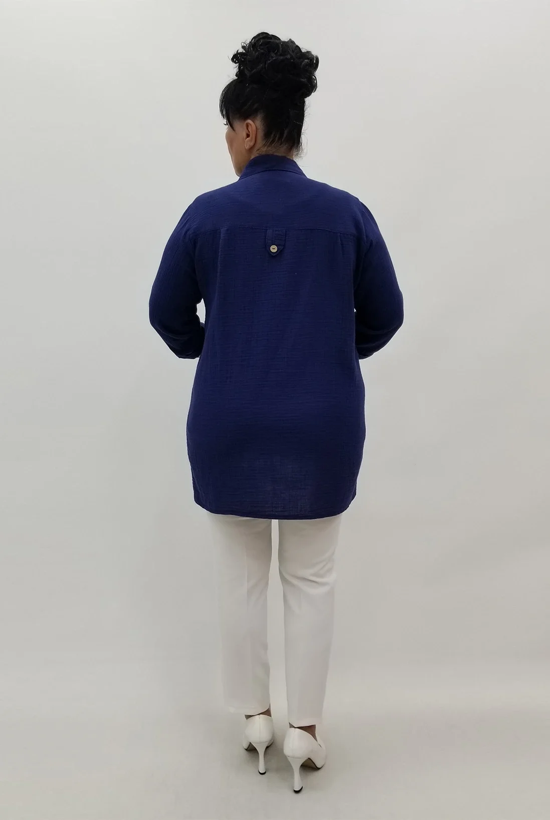 Miraggio Büyük Beden Gömlek 99979 LACİVERT