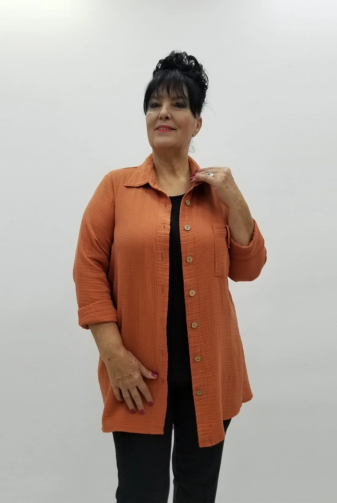 Miraggio Büyük Beden Gömlek 99979 TARÇIN