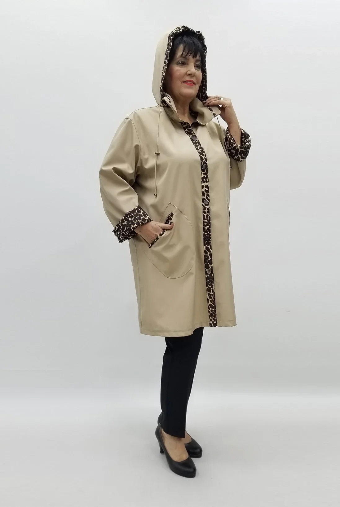 Miraggio Büyük Beden Kaban 4001 BEJ