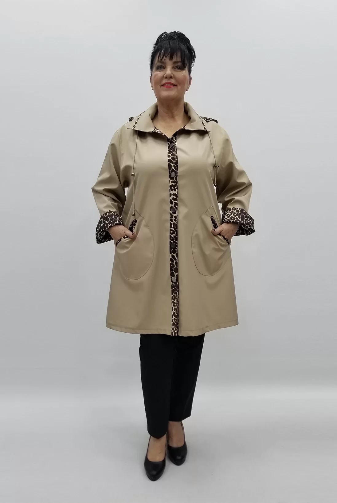 Miraggio Büyük Beden Kaban 4001 BEJ