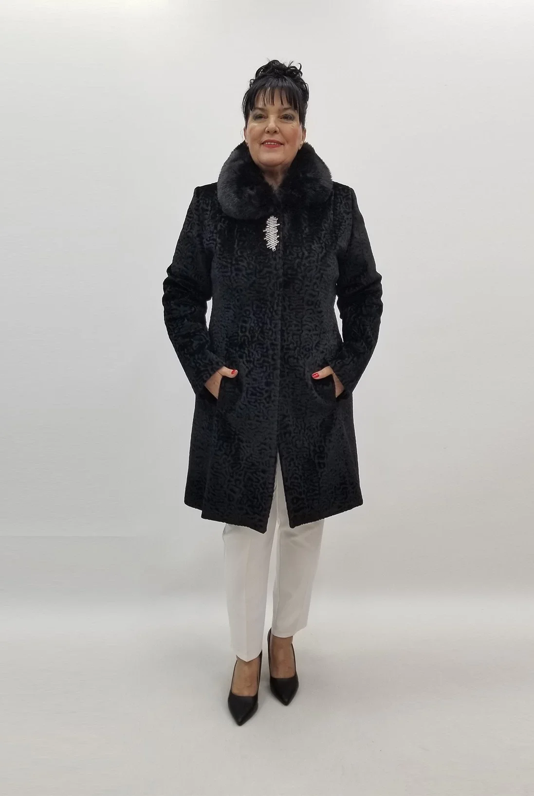 Miraggio Büyük Beden Kaban 98100 LEO DESEN