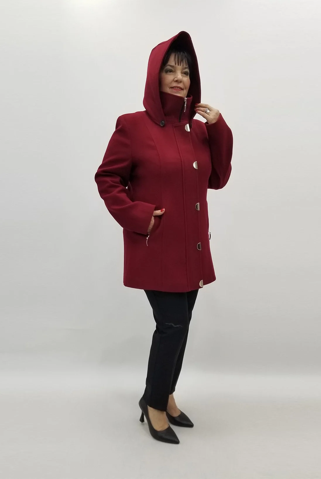 Miraggio Büyük Beden Kaban 99000 BORDO