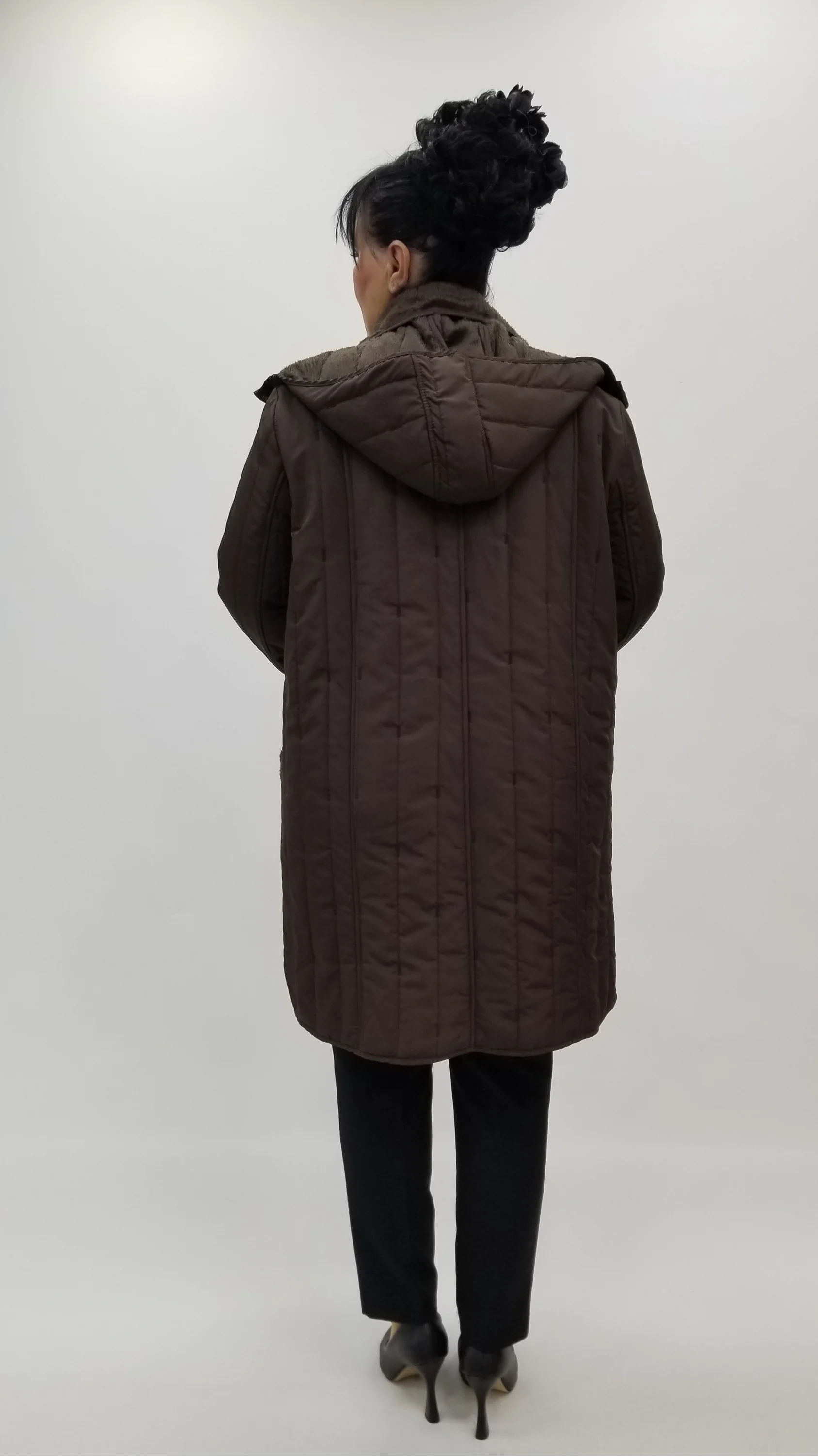 Miraggio Büyük Beden Kaban 99345 K-KAHVE