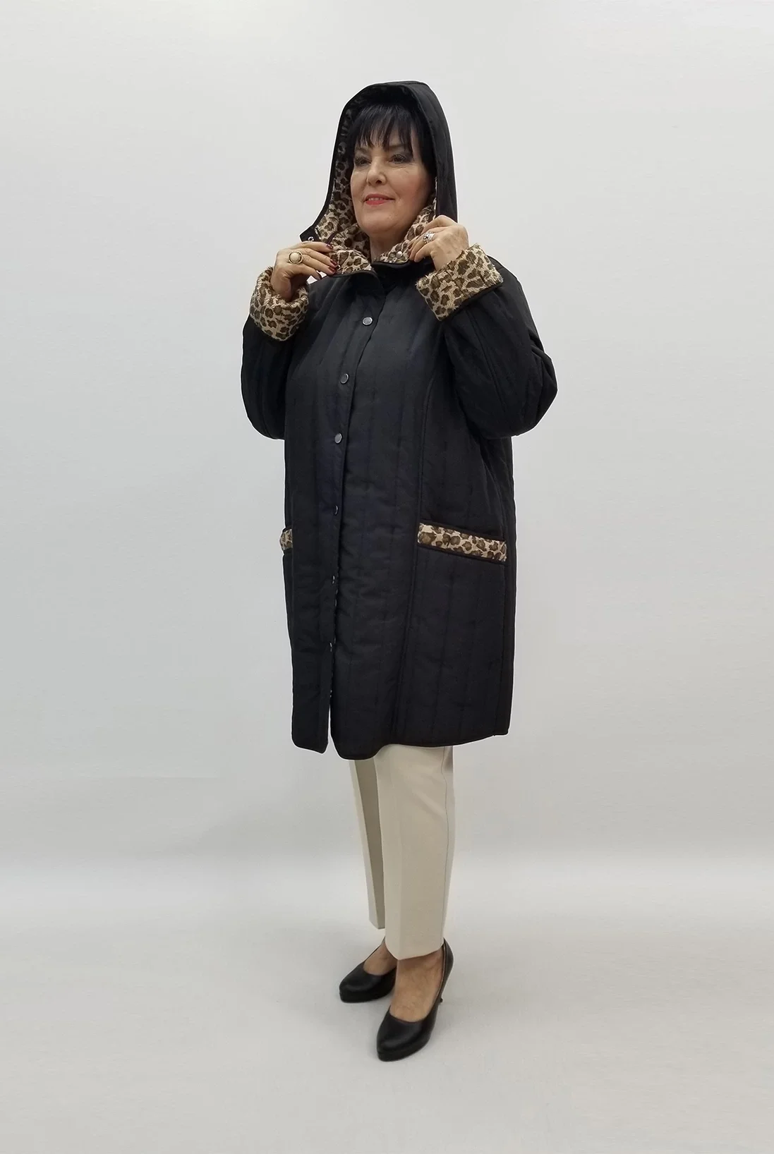 Miraggio Büyük Beden Kaban 99345 KAHVE