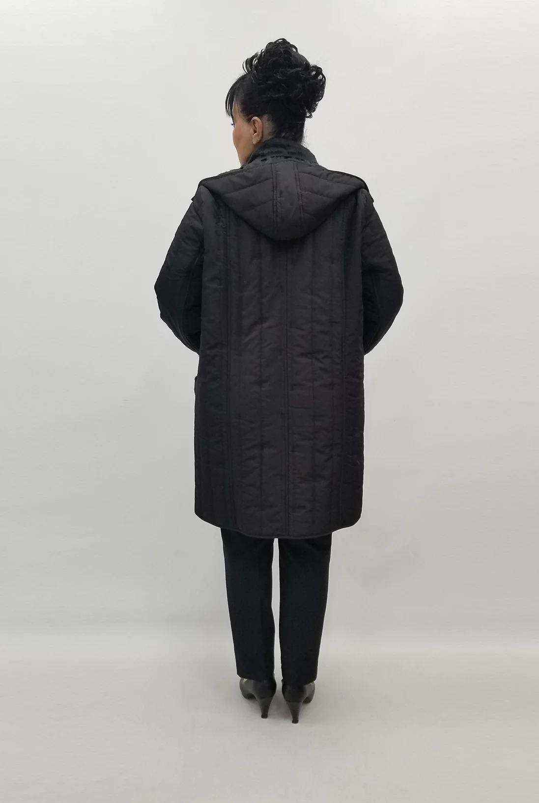 Miraggio Büyük Beden Kaban 99345 SİYAH