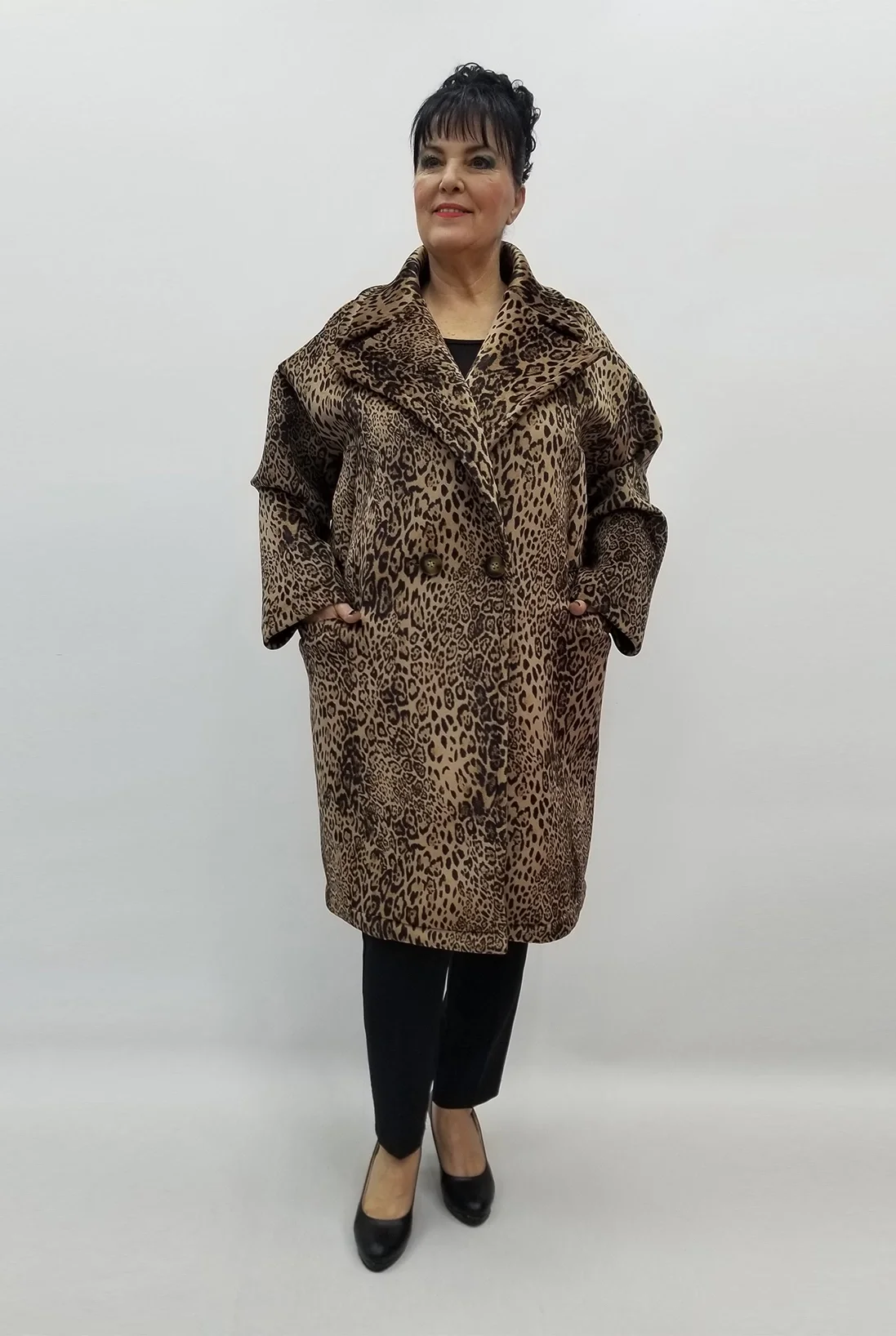 Miraggio Büyük Beden Kaban 99370 KAHVE