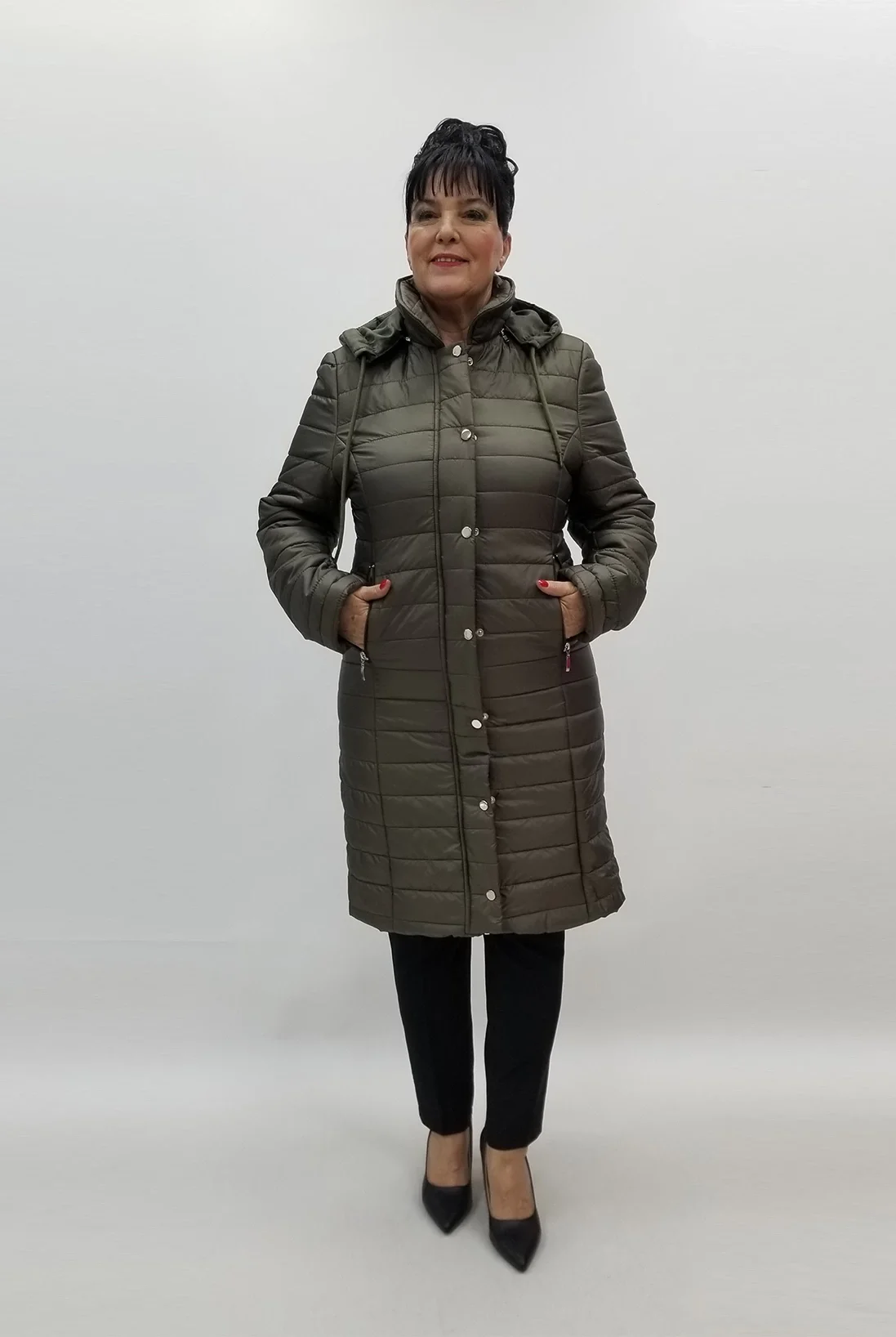 Miraggio Büyük Beden Kaban 99450 HAKİ