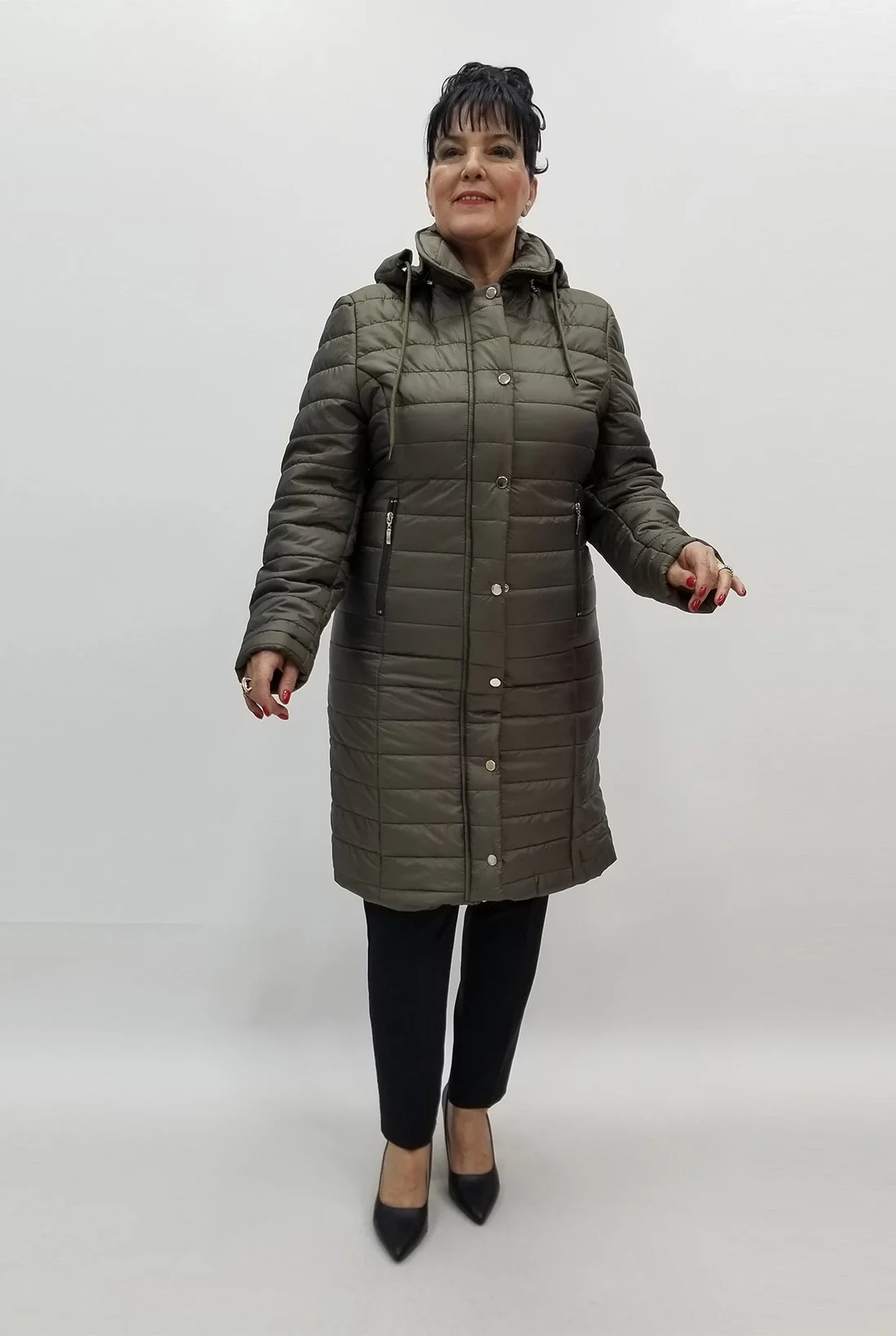 Miraggio Büyük Beden Kaban 99450 HAKİ