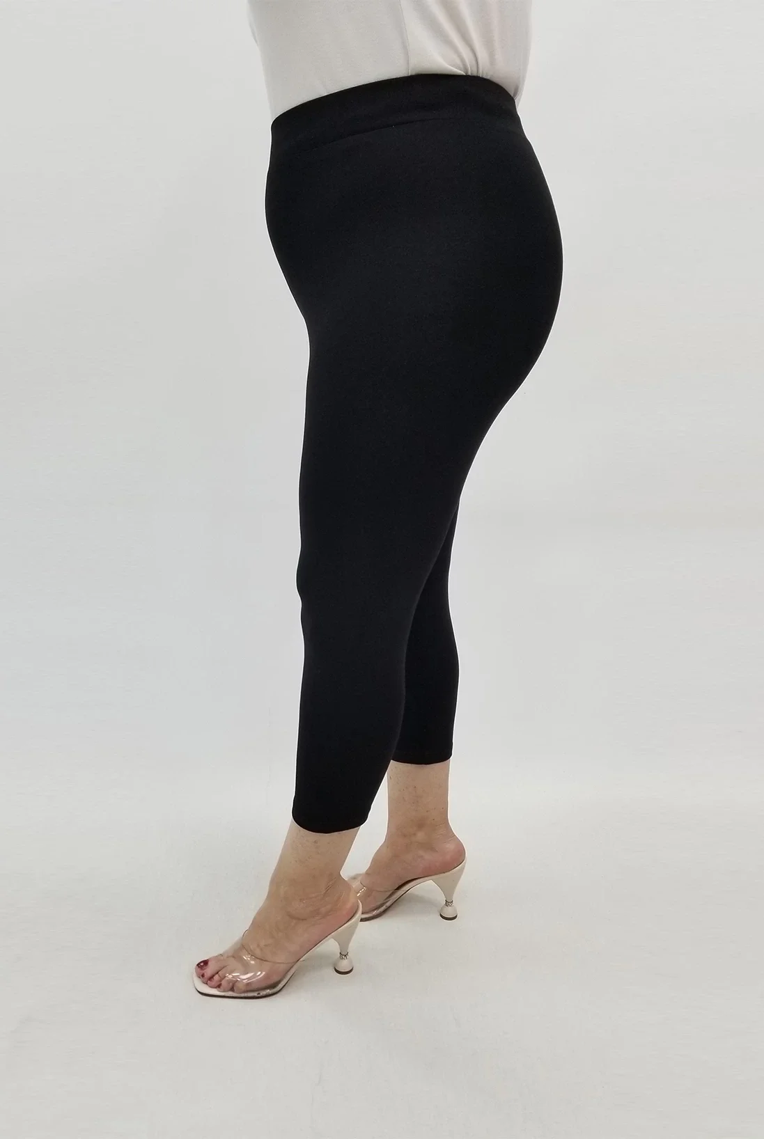 Miraggio Büyük Beden Kapri 99765 SİYAH