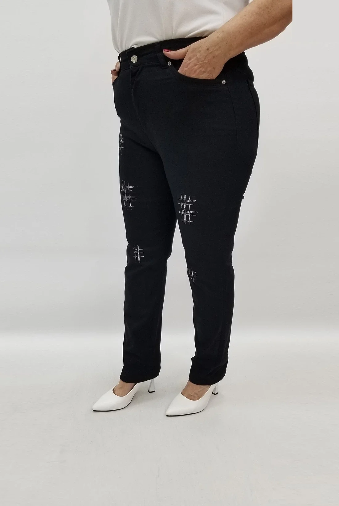 Miraggio Büyük Beden Kot Pantolon 99500 SİYAH