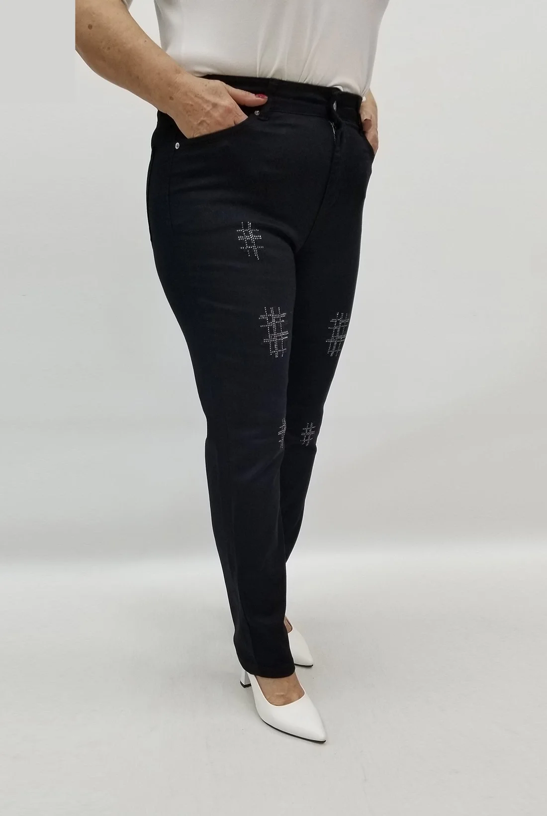 Miraggio Büyük Beden Kot Pantolon 99500 SİYAH