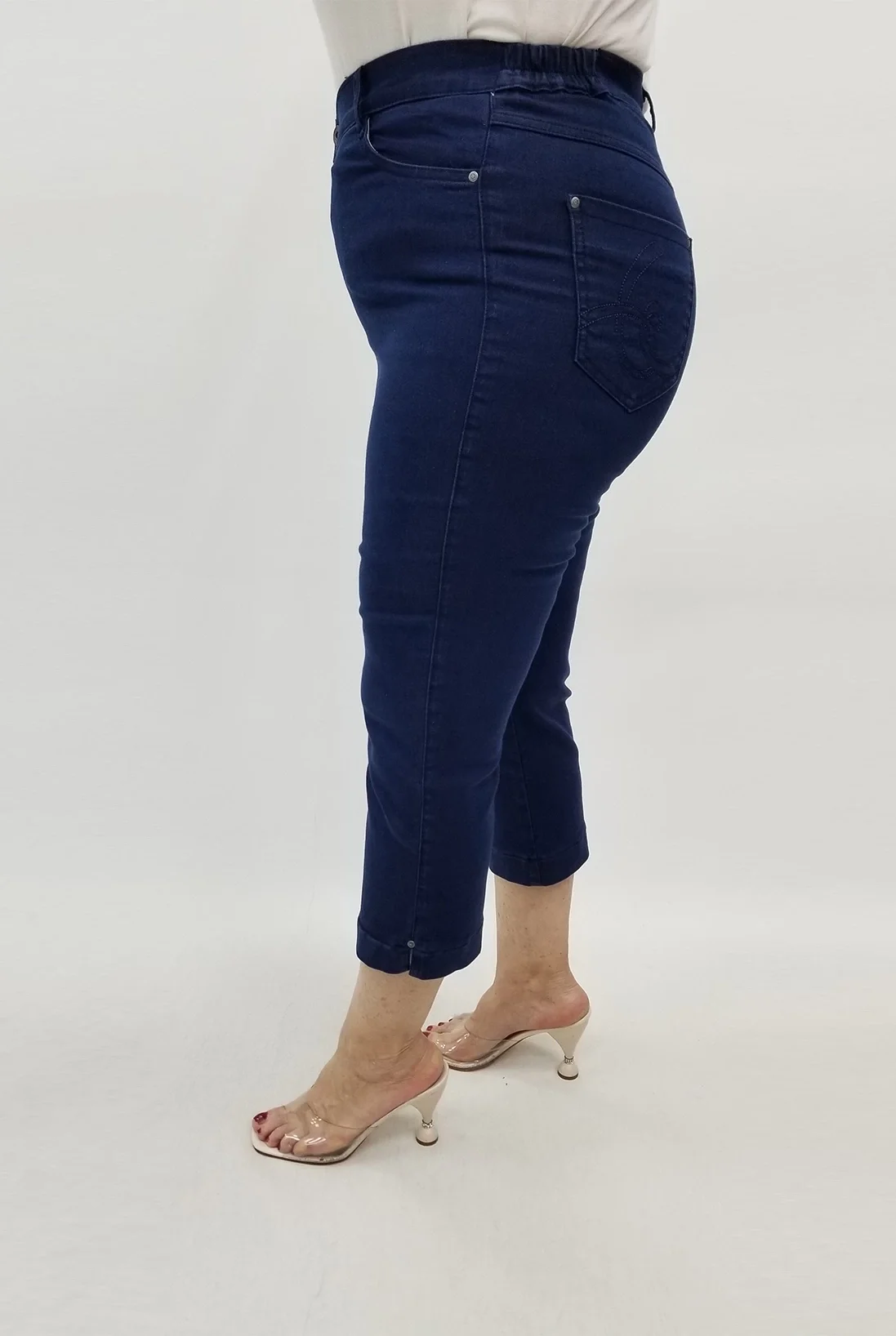 Miraggio Büyük Beden Kapri 99718 KOT LACİ