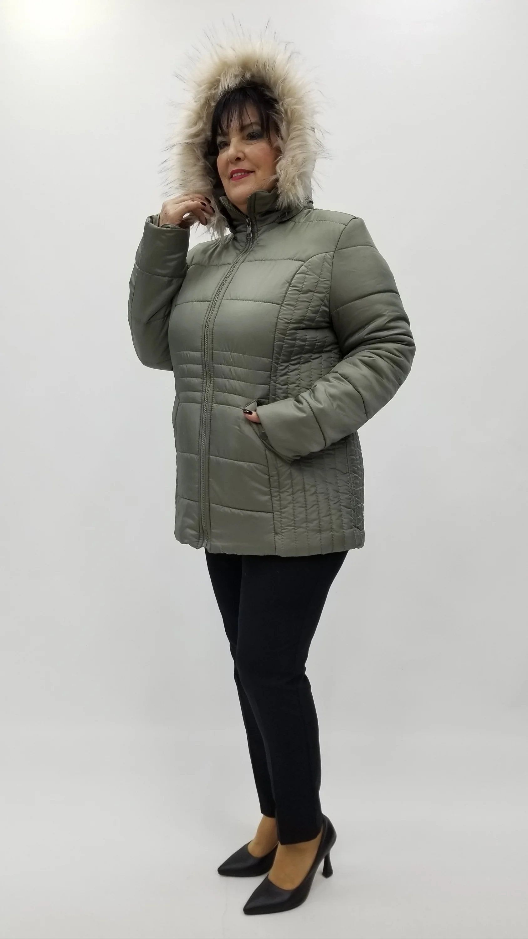 Miraggio Büyük Beden Mont 4305 YEŞİL