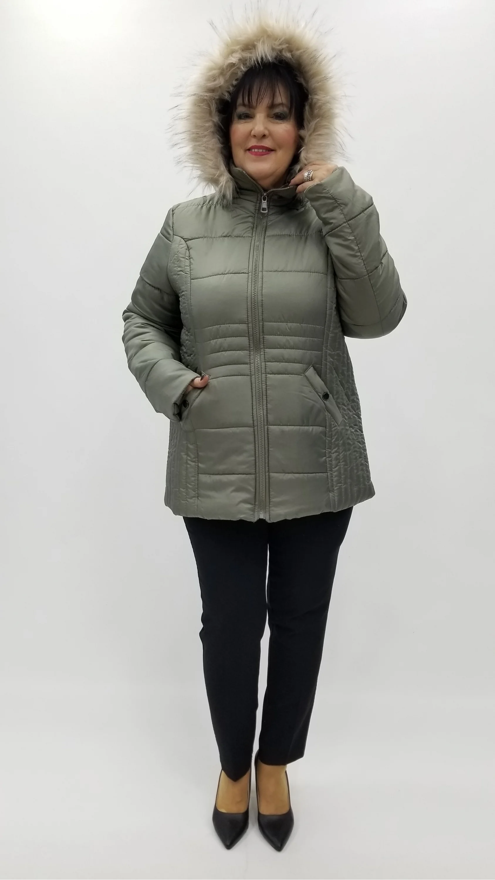 Miraggio Büyük Beden Mont 4305 YEŞİL