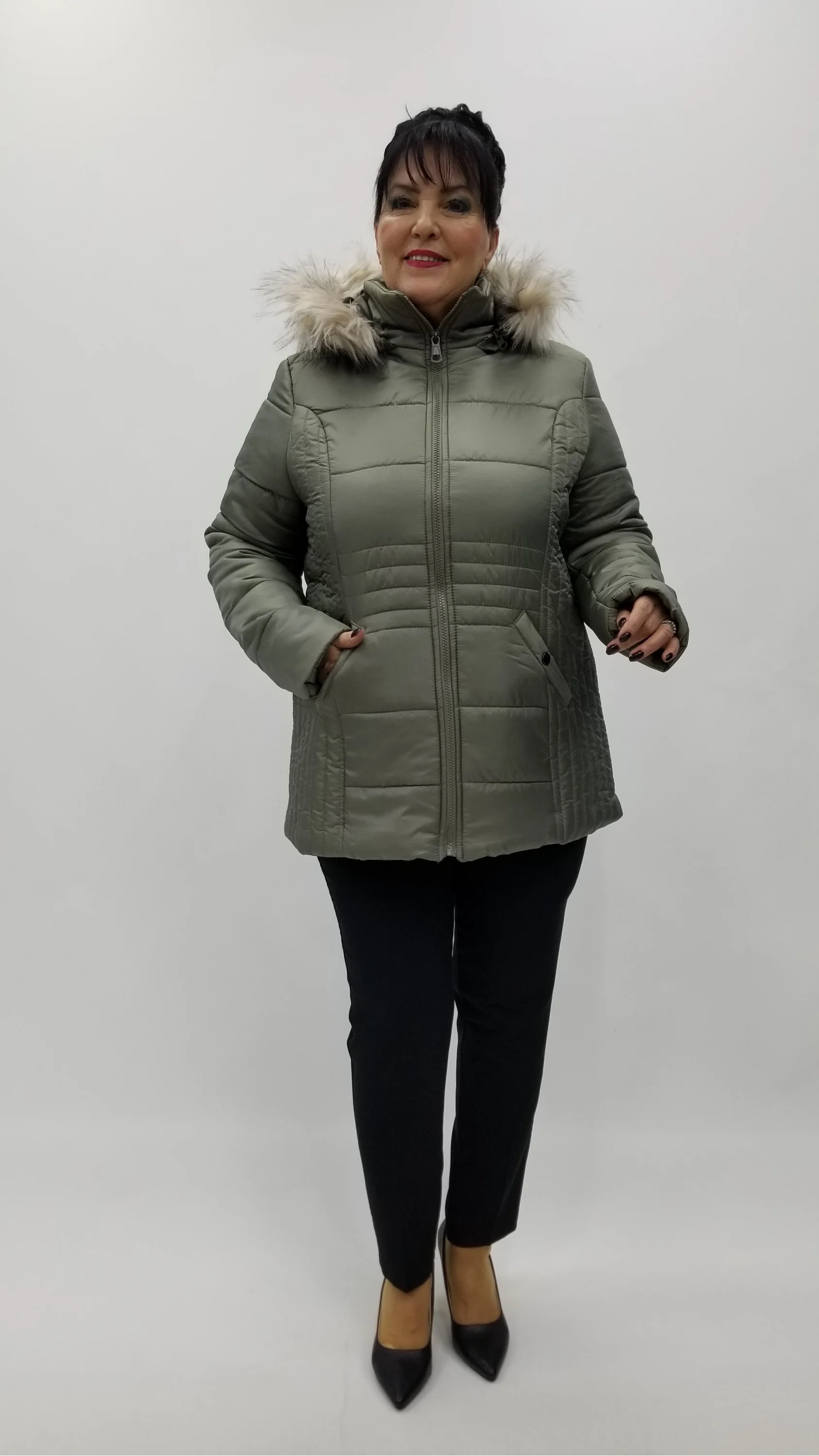 Miraggio Büyük Beden Mont 4305 YEŞİL