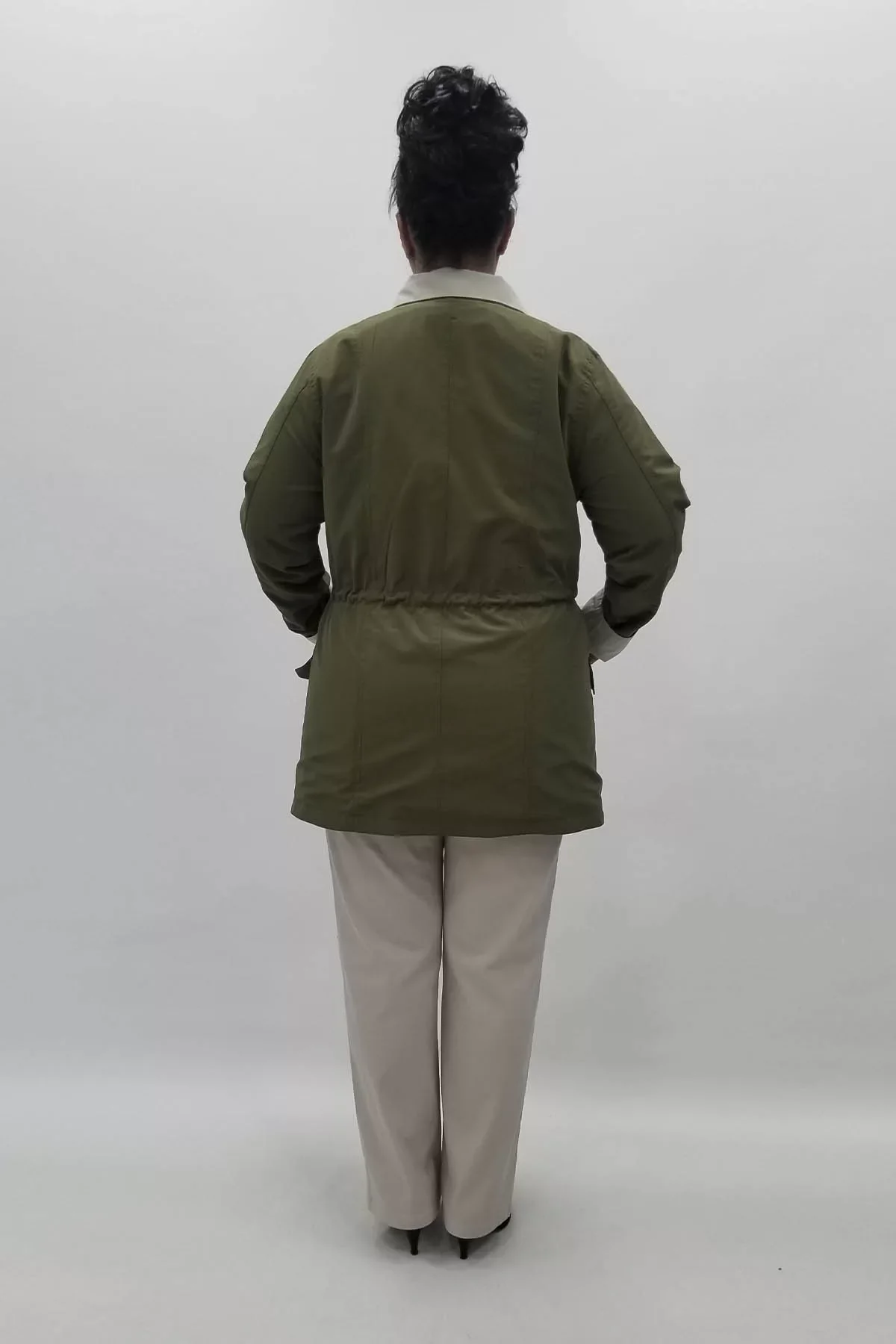 Miraggio Büyük Beden Mont 99550 HAKİ/BEJ