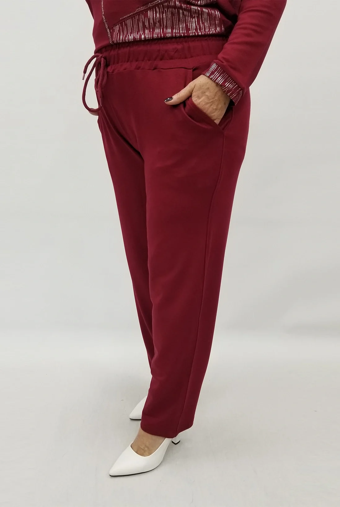 Miraggio Büyük Beden Pantolon 4192 BORDO